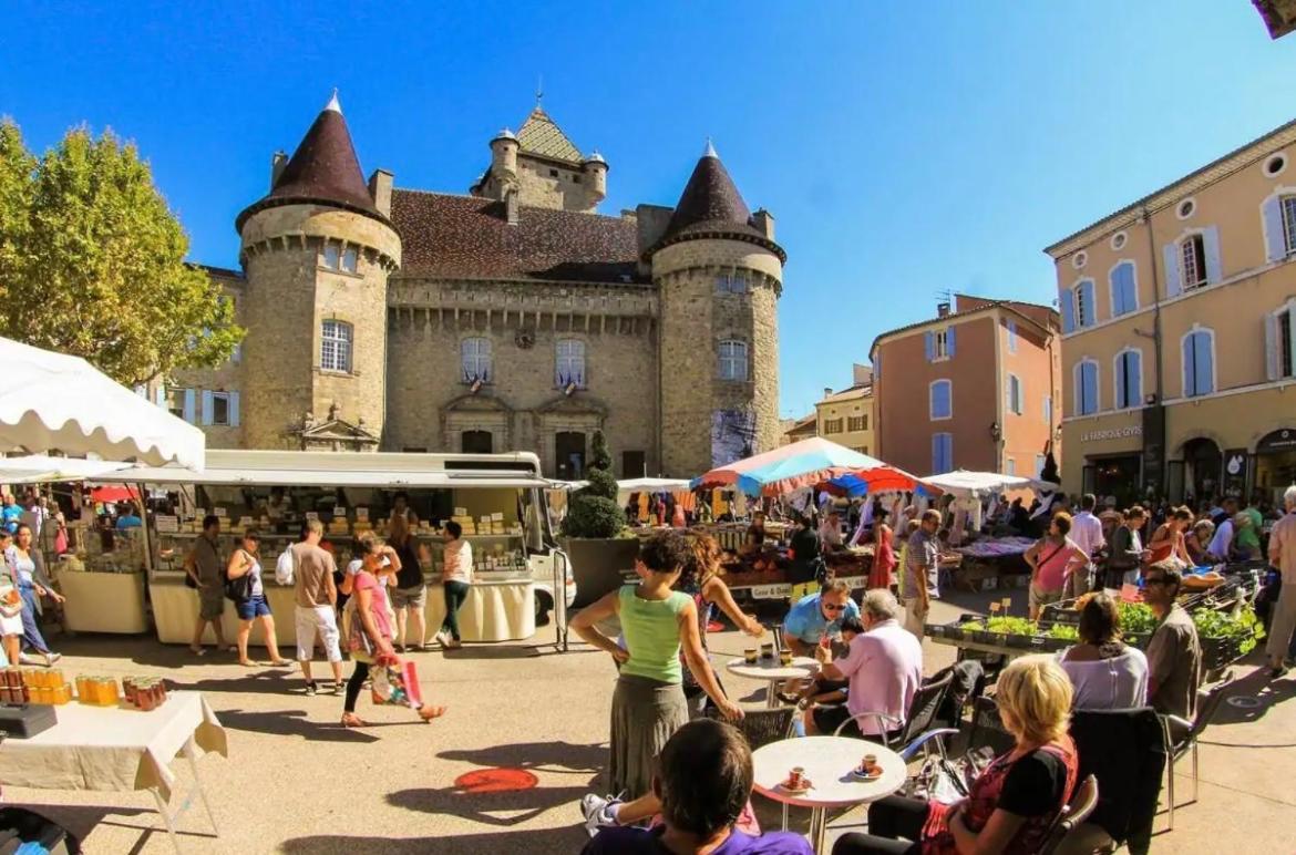 Escapade Ardechoise - Parking Gratuit - Chateau A 2 Pas Aubenas Exteriör bild
